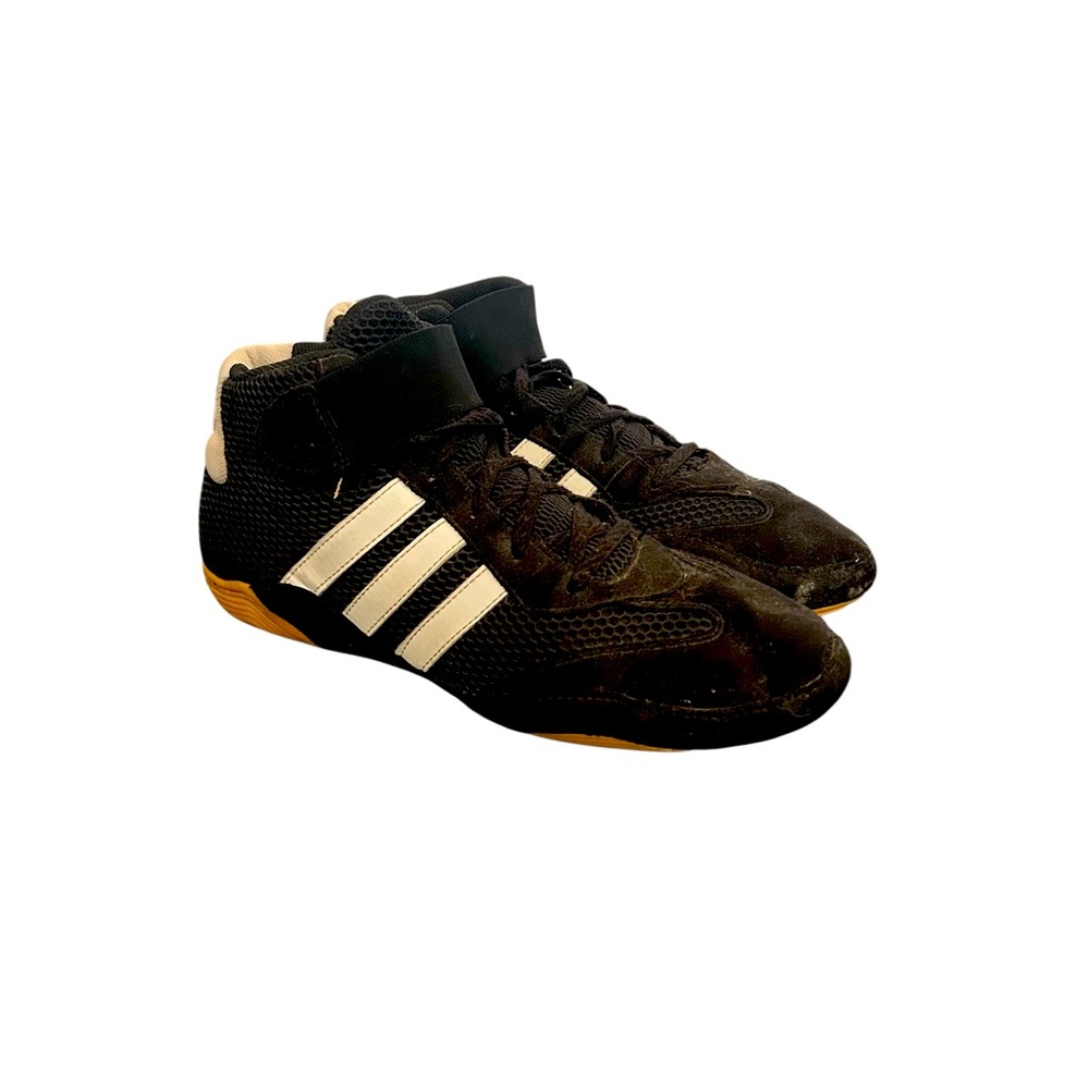 Adidas Men’s Combat Speed IV 116378 Black White Wrestling Shoes Size 10